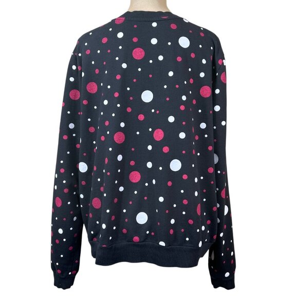 Disney Parks Black Pink Flip Sequin Minnie Bow Sweatshirt Size XXL - Picture 4 of 8